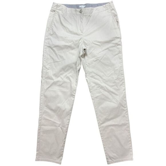 J. Jill live-in Chino Khaki Pants in " Sea Salt" Sz: 10 - Picture 1 of 3